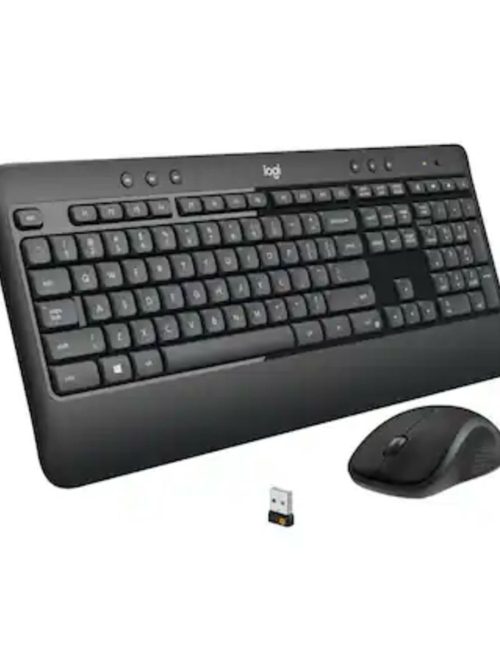 Logitech Black Wireless Keyboard and Mouse Combo